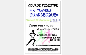 COURSES PEDESTRES DE GUARBECQUE